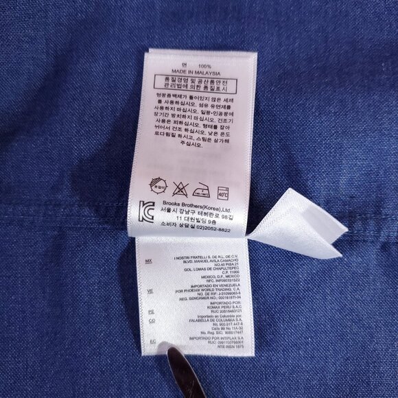 Brooks Brothers Madison Mens XL The Original Polo Shirt LS Button Down Shirt - Picture 8 of 10